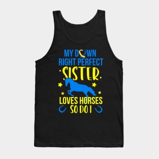 down right perfect down syndrome awareness Tank Top